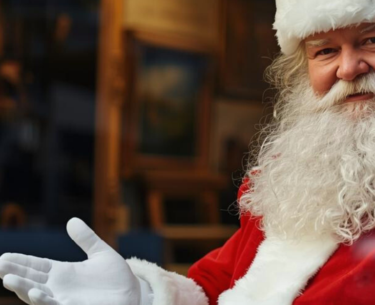 santa claus for rent inside home